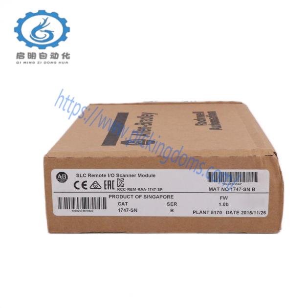 Allen-Bradley AB 1747-SN SLC Remote I/O Scanner Module, Industrial Automation Control