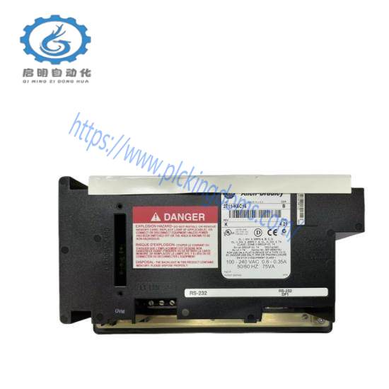 Allen-Bradley 2711-K6C16 PanelView 600 Color Keypad RS-232 (DF1) RS-232 Print AC