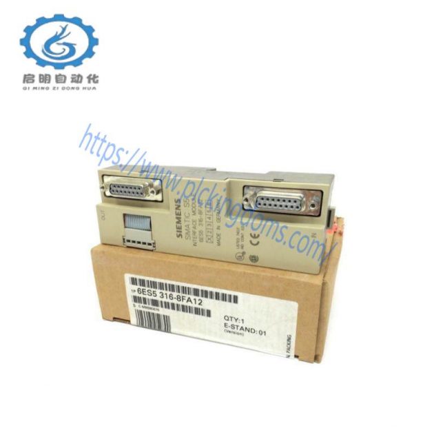 SIEMENS 6ES5316-8FA12 - Modular Interface Module for Advanced Control Systems