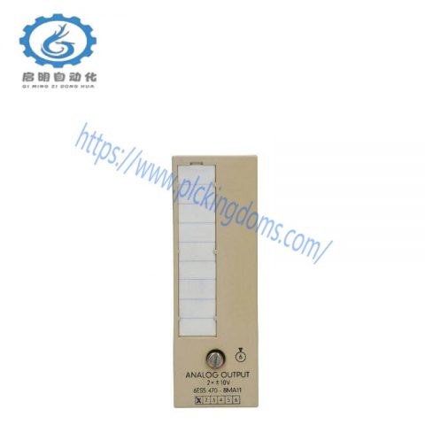 SIEMENS 6ES5470-8MA11 Analog Output Module - Precision Control for Industrial Automation