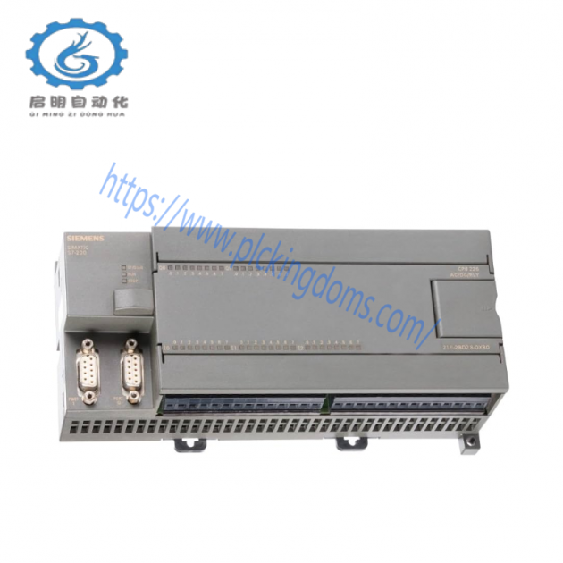 SIEMENS S7-200 CPU 226 - Compact Unit with AC Power Supply, 24 DI/16 DO, 16/24 KB Progr./10 KB Data