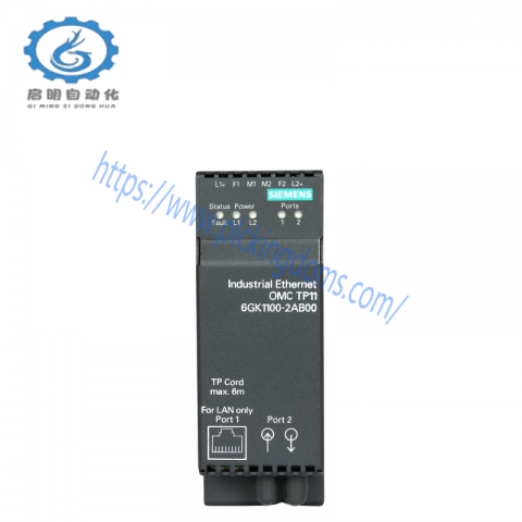 SIEMENS 6GK1 100-2AB00 Optical Media Converter for Industrial Control