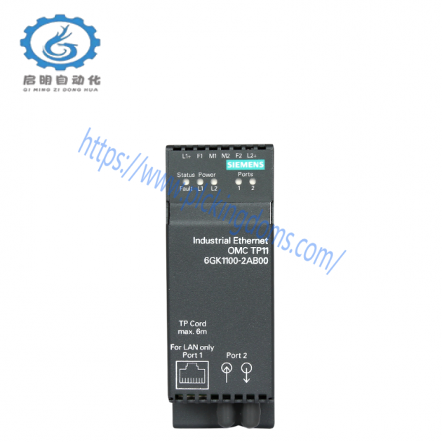 SIEMENS 6GK1 100-2AB00 Optical Media Converter for Industrial Control