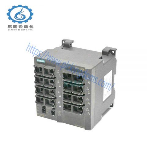 SIEMENS SCALANCE XC116 Redundant Power Supply, 16x 10/100 Mbit/s RJ45 Ports, Profinet Compliant