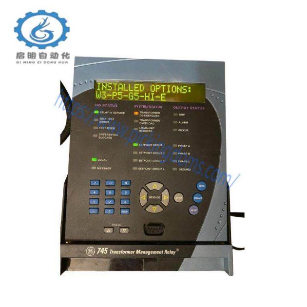 GE 745-W3-P511-G51-HI-R-E Relays: Advanced Transformer Management Solutions
