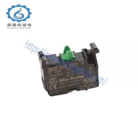 Schneider 800F-X10 Contact Block, 22.5mm, Plastic, 1NO - Industrial Control Solutions