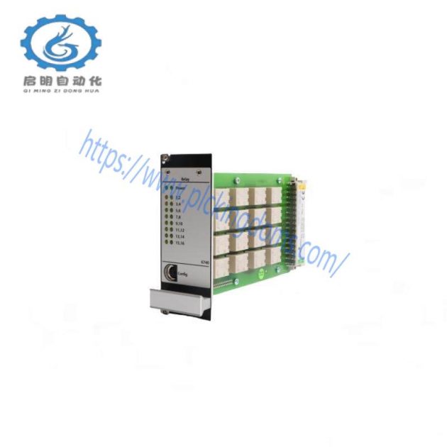 EMERSON A6740/10: 16-Channel Relay Output Module for Industrial Automation