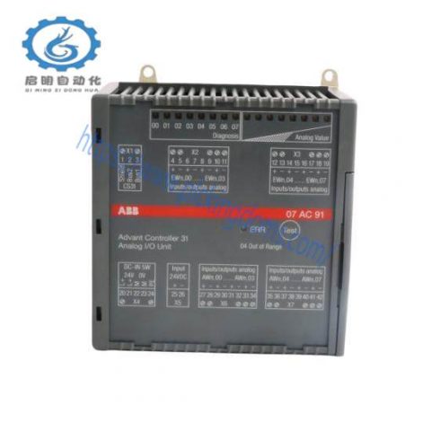 ABB 07AC91 GJR5252300R0101 Analog I/O Unit