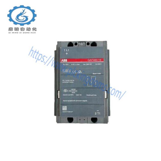 ABB GAF 460-10-11 Dc Contactors: Reliable Control Solutions for Industrial Applications