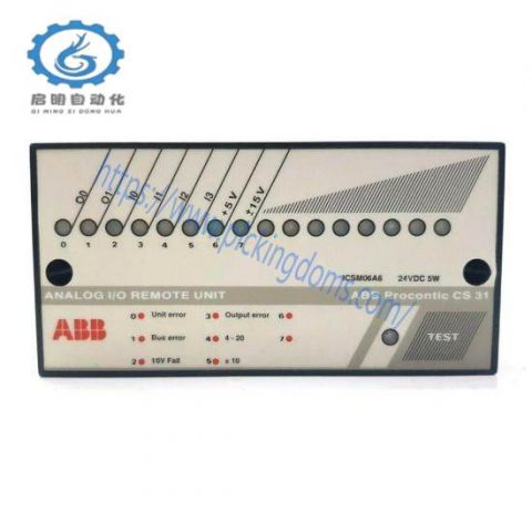 ABB ICSM06A6 Analog I/O Remote Unit; ABB Manufacturing