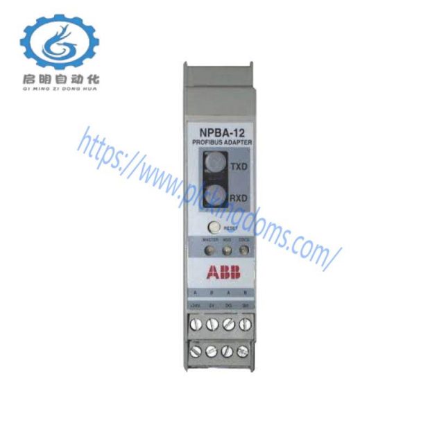 ABB NPBA-12 Communication Module: Advanced Networking for Industrial Automation