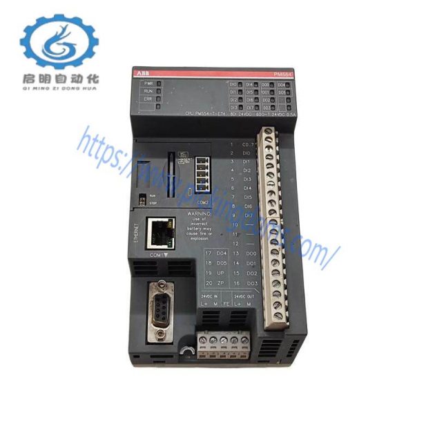 ABB PM554-T-ETH A0: Advanced PLC Automation CPU, Designed for Industrial Efficiency