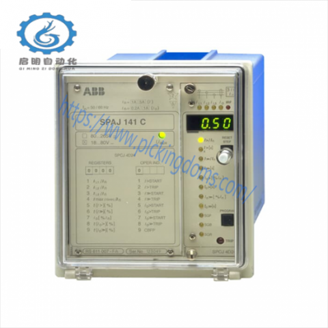ABB SPAJ 141C RS611007-AA Earth Fault Relay, for Reliable Circuit Protection