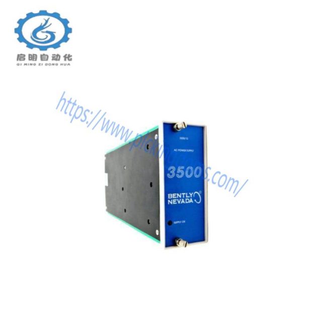 Bentley Nevada 3500/15 Power Supply Module, Precision Control for Industrial Applications