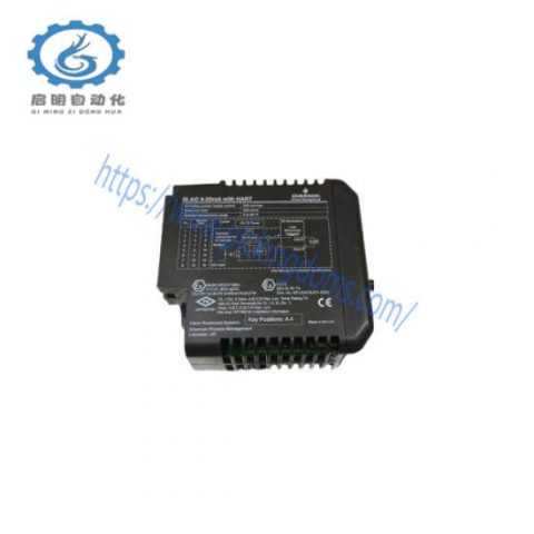 EMERSON KJ3102X1-BE1, 12P2703X052, HART 8 Channel Control Module