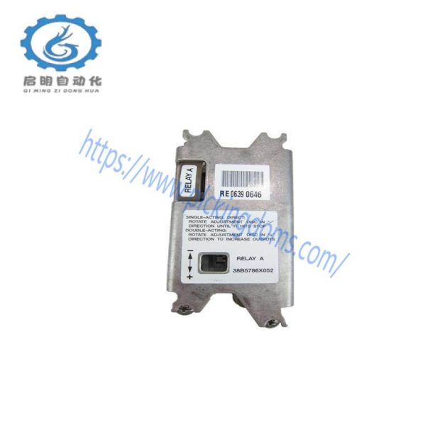 FISHER 38B5786X052 Relay Assembly for Industrial Control Systems