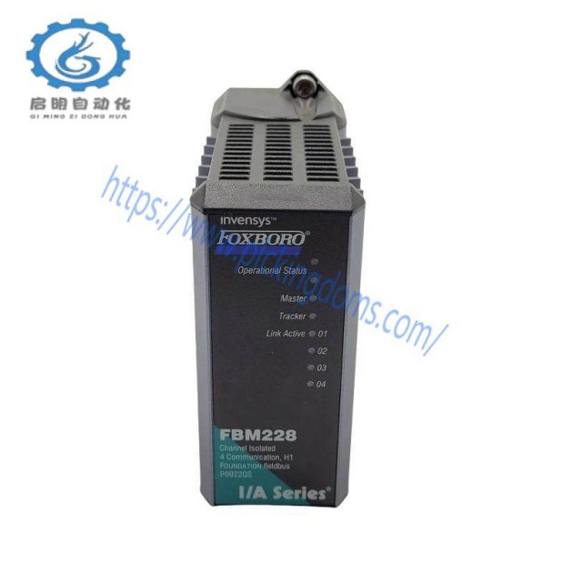Foxboro FBM228 P0922QS Fieldbus Module: Efficient 4-Port Communication Solution
