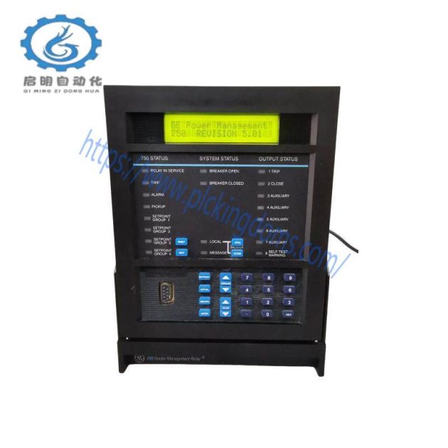 GE 750-P5-G5-D5-HI-A20-R - Advanced Feeder Management Relay for Reliable Power Distribution