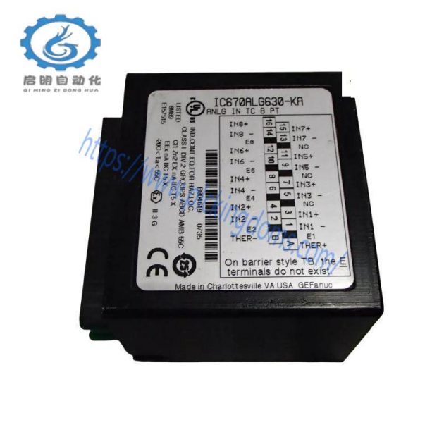GE Fanuc IC670ALG630 Analog Input PLC Module - Precision Control for Industrial Automation