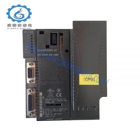 GE IC200CPU005 - Compact, High-Performance CPU Module for Industrial Automation