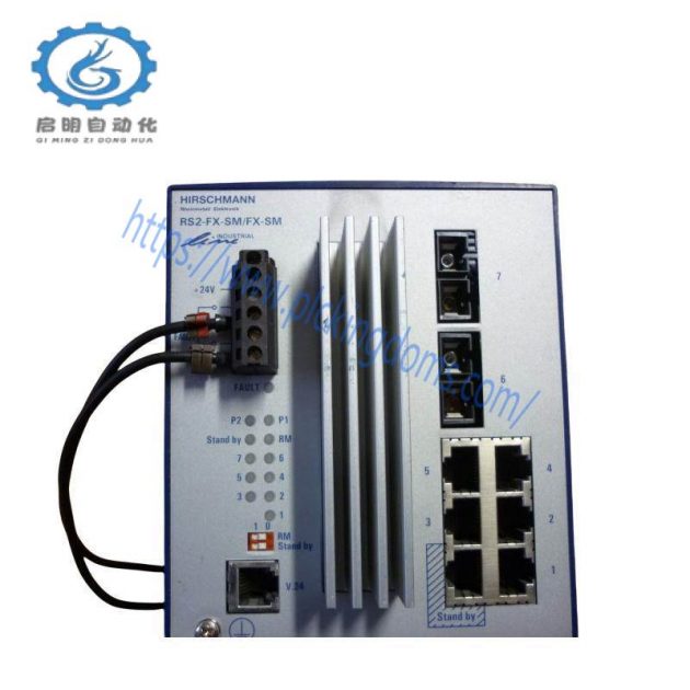 Hirschmann RS2-FX-SM/FX-SM Ethernet Rail Switch - Reliable Network Solution for Industrial Control Systems