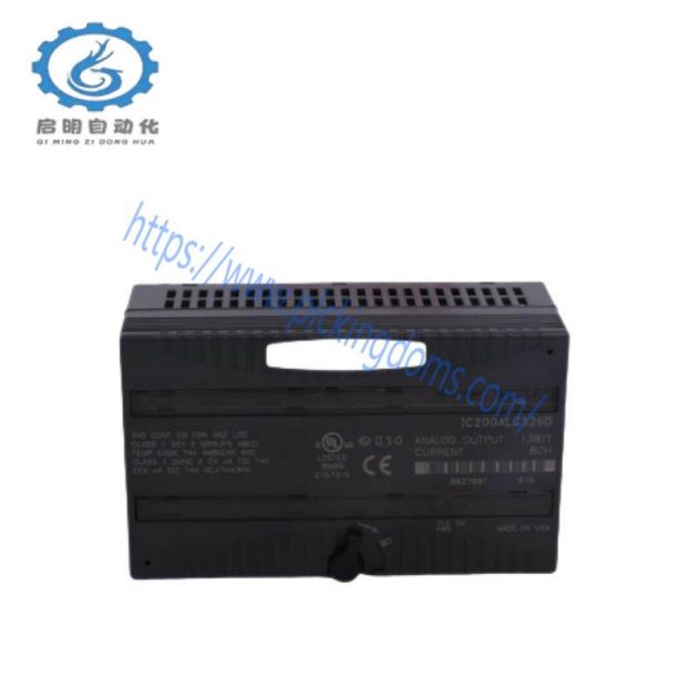 GE IC200ALG326D: High-Performance Analog Output Module for Industrial Control Systems
