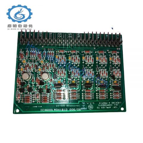 GE Speedtronic IC3600LRDH1B1D Relay Driver Card - Mark I/II Series, Engineered for Scalable Gas & Steam Turbine Management