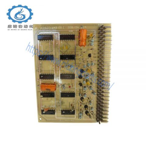 GE IC3600VANB1D1C: Advanced Control PLC Annunciator Board for Industrial Automation
