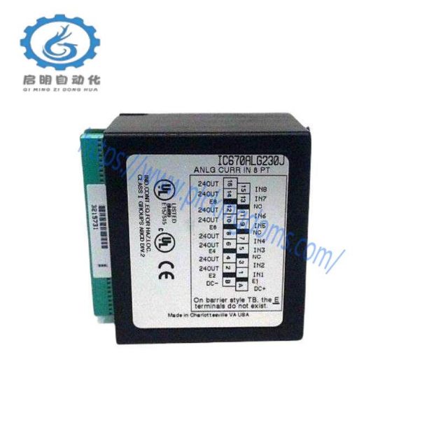 GE IC670ALG230 Analog Input Current - 8 Channel Module