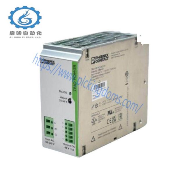 Phoenix Contact TRIO-PS/1AC/48DC/5 Power Supply, Designed for Industrial Control Systems