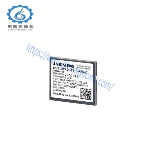 SIEMENS 6AU1400-2PA02-0AA0 1 GB Compact Flash Card for Industrial Control Systems