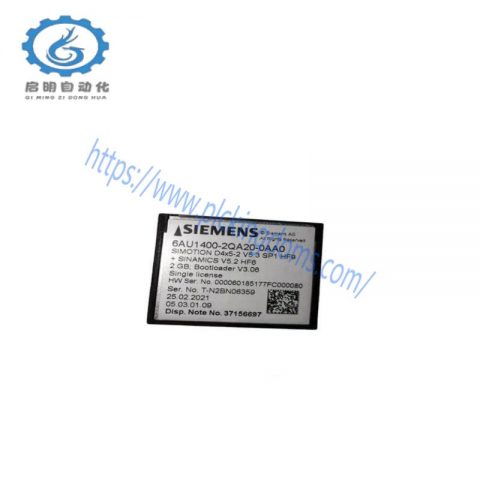 SIEMENS 6AU1400-2QA20-0AA0 Compact Flash Card for Industrial Automation