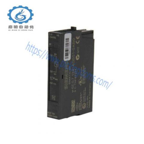 SIEMENS 6ES7134-4FB51-0AB0 Analog Input Module: 2AI High Speed for Precise Industrial Control