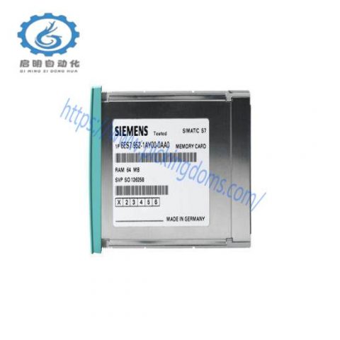 SIEMENS 6ES7952-1AH00-0AA0 RAM MEMORY CARD for Industrial Control Systems