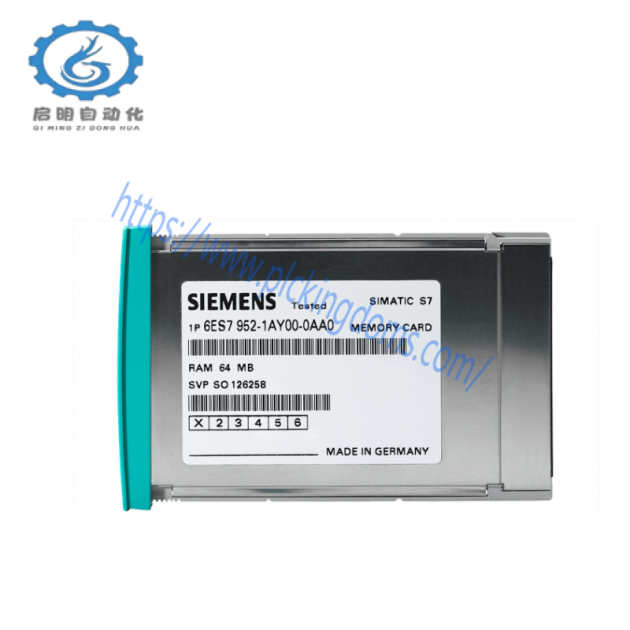 Siemens 6ES7952-1AK00-0AA0 RAM Memory Card for S7-400