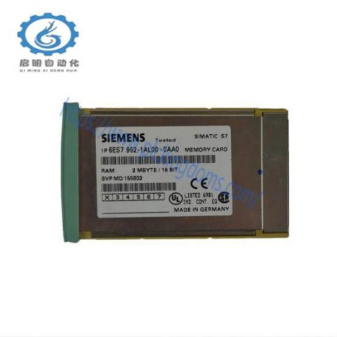 SIEMENS 6ES7952-1AL00-0AA0: Advanced RAM Memory Card for Industrial Control Systems