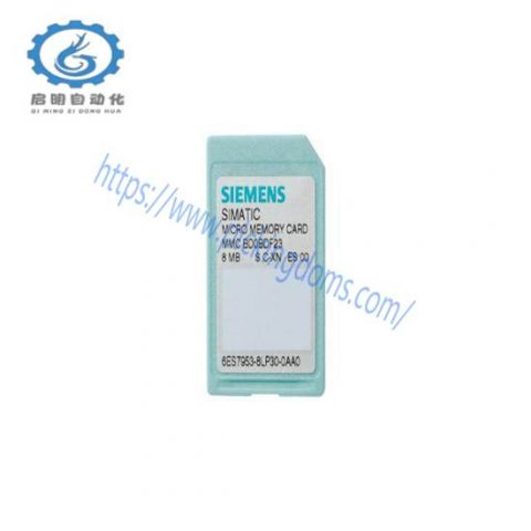 Siemens 6ES7953-8LP31-0AA0 Micro Memory Card for Industrial Control, Compact Design for Efficient Data Management