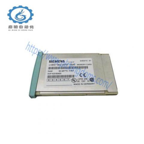 Siemens RAM Memory Card - 6ES7 952-0AF00-0AA0 - 4MB for Industrial Control