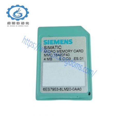 Siemens S7 Micro Memory Card, 6ES7953-8LM20-0AA0, PLC Modules