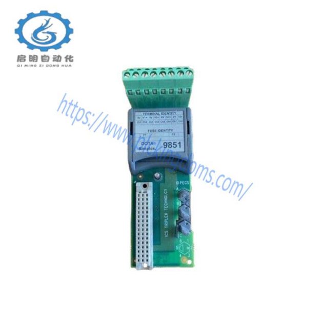 ICS TRIPLEX T9851 Analog Output Module - Precision Control in Manufacturing