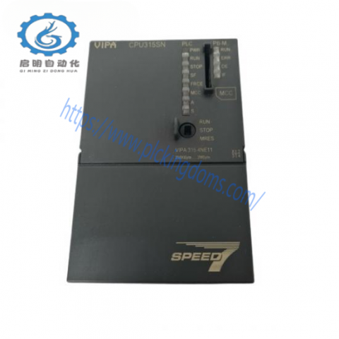 VIPA Modular CPU 315SN/NET - SPEED7 Technology, DC 24V, 1MByte Work Memory, Expandable up to 2MByte