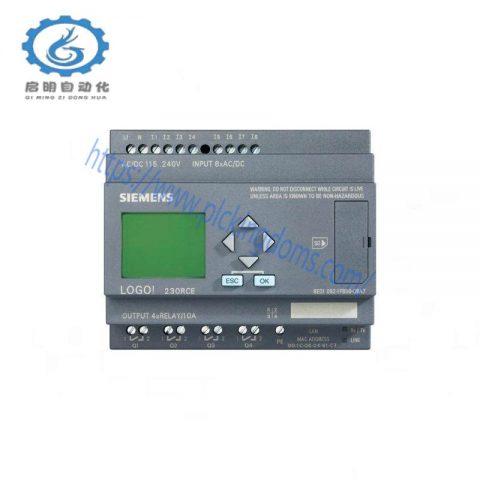 SIEMENS 6ED1052-1MD00-0BA7: Industrial Automation Logic Module, 12/24VDC Display