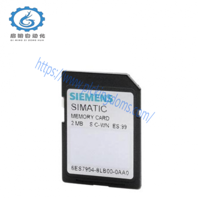 SIEMENS 6ES7954-8LB00-0AA0 Memory Card: Industrial Control, High Performance, Compact Design