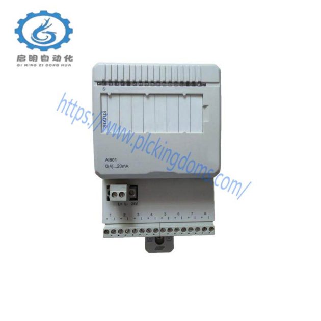 ABB 3BSE020512R1 AI801 - 8-Channel Analog Input Unit for Industrial Control Systems