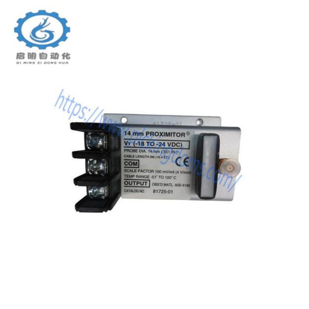 Bently Nevada 81725-02 PROXIMITOR SENSOR: Industrial Control Module for Enhanced Machine Monitoring