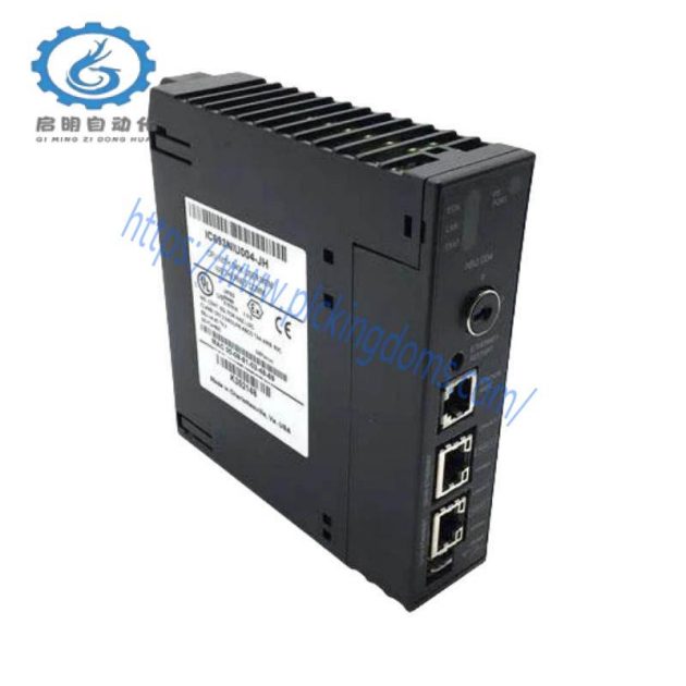 GE IC693NIU004: Industrial Ethernet Network Interface Unit for Enhanced Control Systems