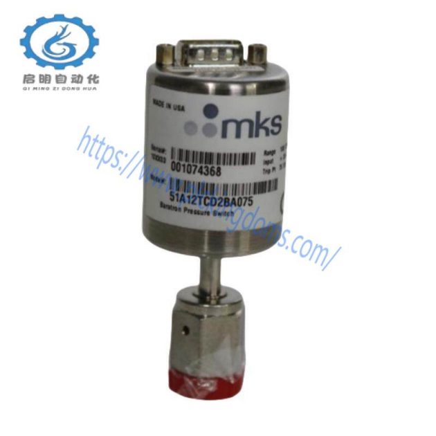 MKS 51A12TCD2BA075 Pressure Switch - High Precision Control for Industrial Automation