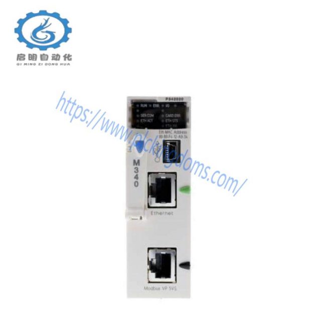 Schneider Electric's BMXP342020H PLC Processor Module: 0.095A, 24VDC