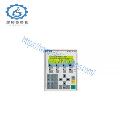 SIEMENS 6AV3607-1JC00-0AX1: Operator Panel OP7/PP LC Display for Industrial Control