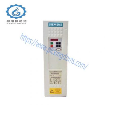 SIEMENS 6SE7021-8EB61 Vector Control Converter, SIMOVERT MASTERDRIVES, IP20, 380-480V AC, 50/60Hz, 17.5 A Nominal Power Rating: 7.5KW